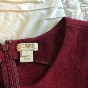 Wine Colored A-Line Dress
